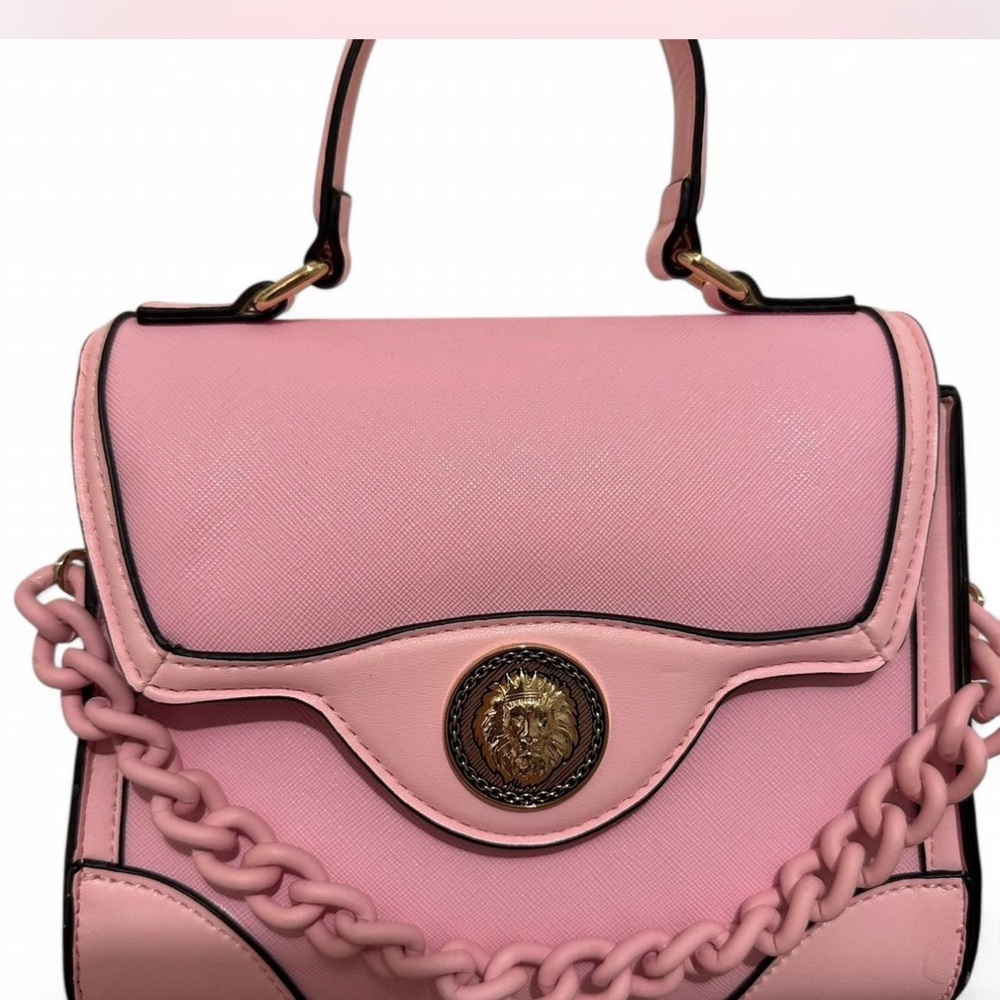 Aldo Pink Mini Bag with Gold Hardware